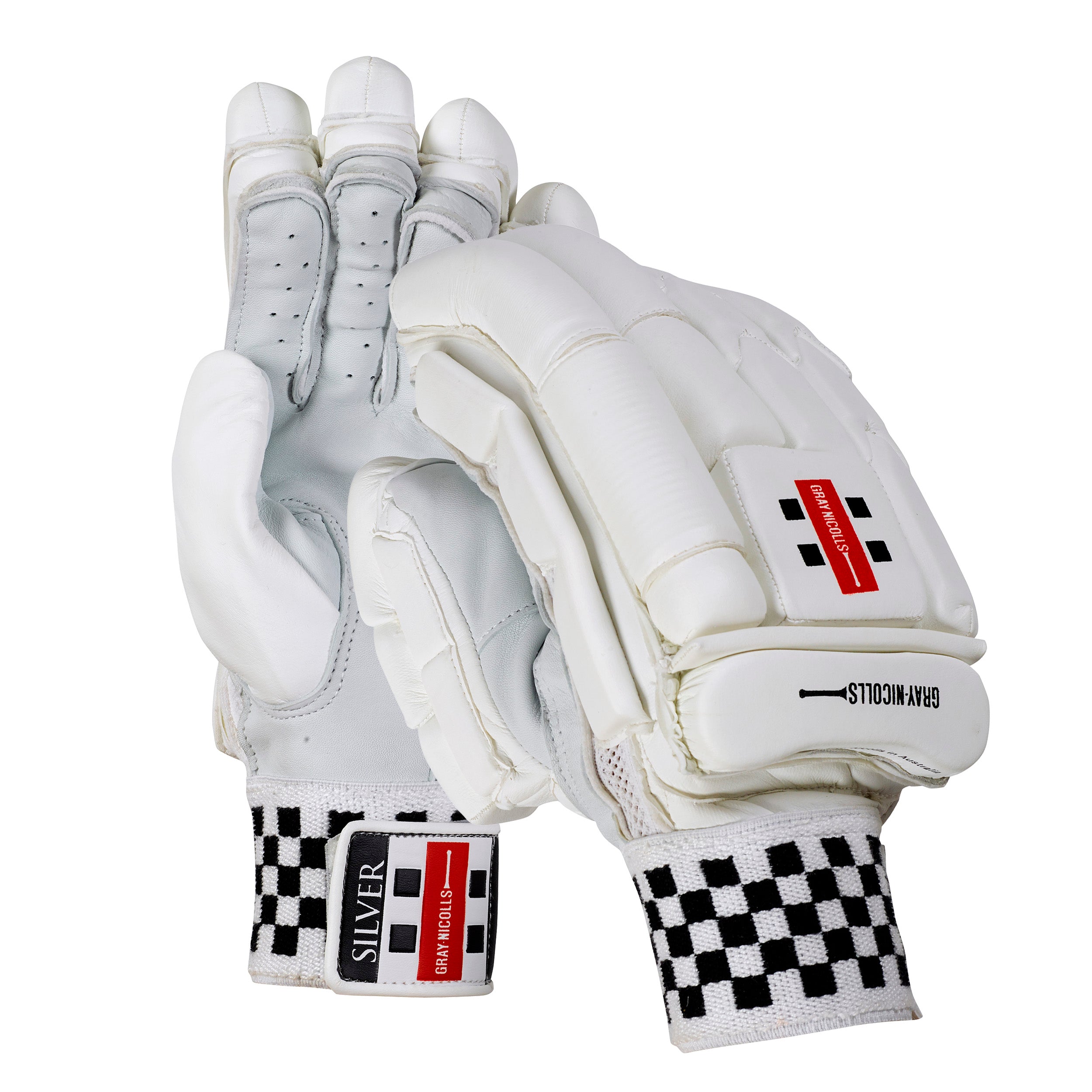 Silver Batting Gloves